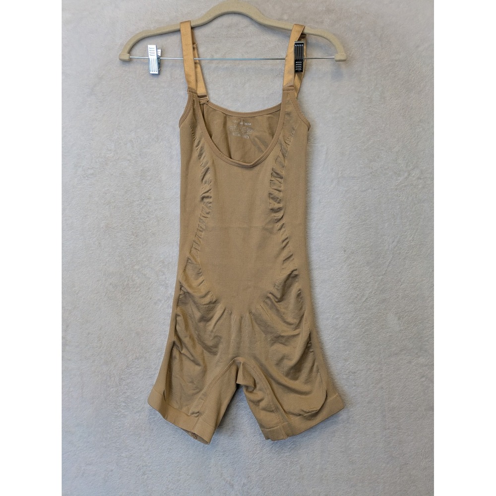 Maidenform Women's Size M Tan Shapewear‎ Bodysuit Romper